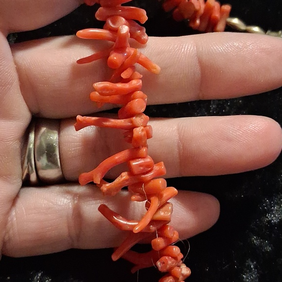 Vintage Branch Coral Necklace 18 In. Long - Picture 6 of 10